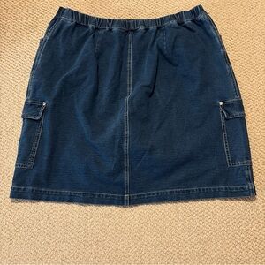 Casual Navy Women's Mini Skirt